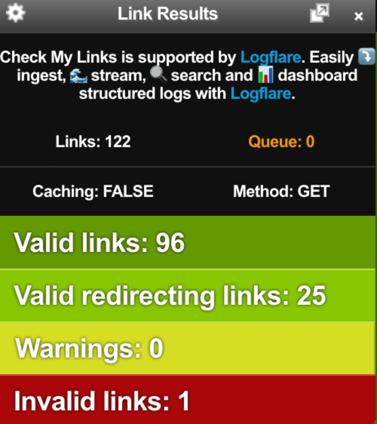 google chrome Check My Link eklentisi