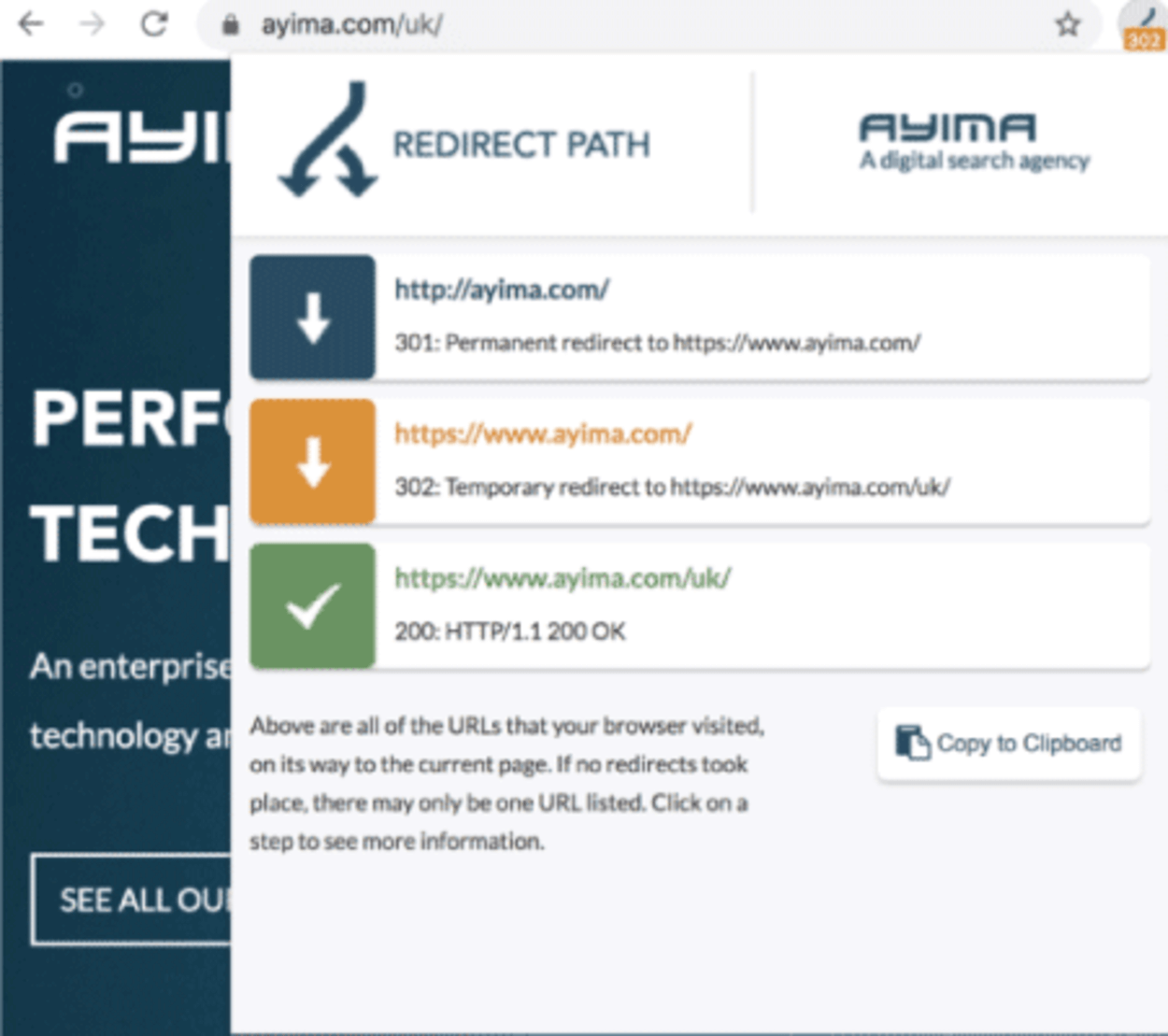 Google chrome Redirect Path eklentisi
