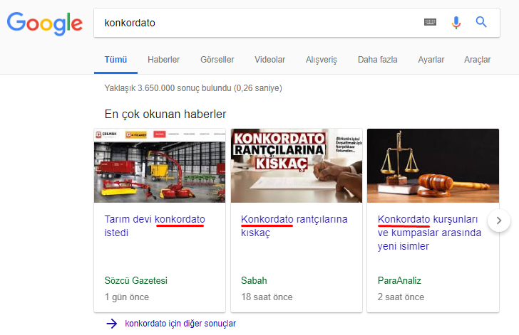 Google Haberler