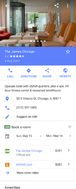 Otel İşletmeleri için Google Haritalar!
