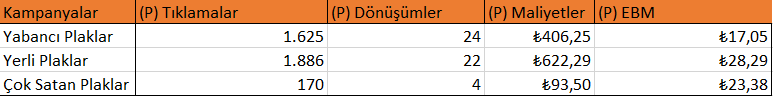 Kampanya Performansı