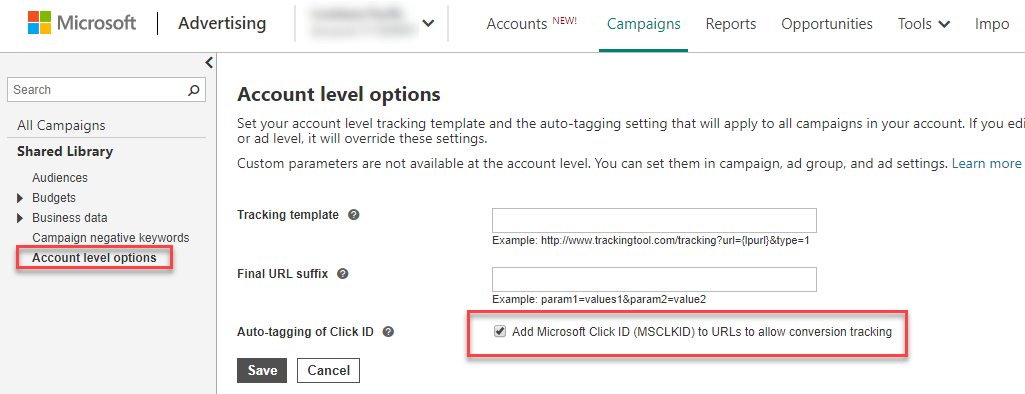 Microsoft Advertising UTM Auto-Tagging Update