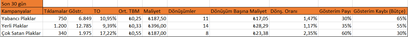 Son 30 Gün