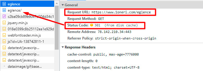 Chrome DevTools ile Yönlendirme Kontrolü